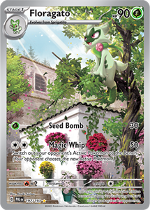 Pokémon Floragato Illustration Rare - PAL 197 -  kaart (Scarlet & Violet - Paldea Evolved)