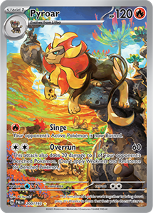 Pokémon Pyroar Illustration Rare - PAL 200 -  kaart (Scarlet & Violet - Paldea Evolved)