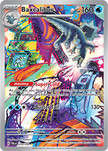 Pokémon Baxcalibur Illustration Rare - PAL 210 -  kaart (Scarlet & Violet - Paldea Evolved)