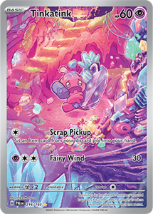 Pokémon Tinkatink Illustration Rare - PAL 216 -  kaart (Scarlet & Violet - Paldea Evolved)