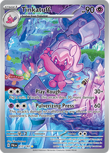 Pokémon Tinkatuff Illustration Rare - PAL 217 -  kaart (Scarlet & Violet - Paldea Evolved)