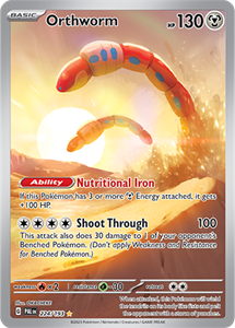 Pokémon Orthworm Illustration Rare - PAL 224 -  kaart (Scarlet & Violet - Paldea Evolved)