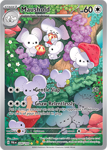 Pokémon Maushold Illustration Rare - PAL 226 -  kaart (Scarlet & Violet - Paldea Evolved)