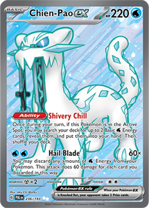 Pokémon Chien-Pao EX Ultra Rare - PAL 236 -  kaart (Scarlet & Violet - Paldea Evolved)