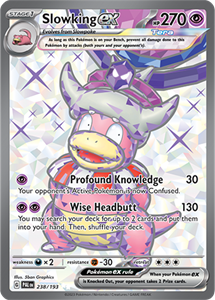 Pokémon Slowking EX Ultra Rare - PAL 238 -  kaart (Scarlet & Violet - Paldea Evolved)