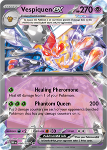 Pokémon Vespiquen EX Double Rare - OBF 096 -  kaart (Scarlet & Violet - Obsidian Flames)