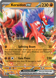 Pokémon Koraidon EX Double Rare - OBF 124 -  kaart (Scarlet & Violet - Obsidian Flames)