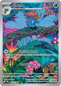 Pokémon Gloom Illustration Rare - OBF 198 -  kaart (Scarlet & Violet - Obsidian Flames)