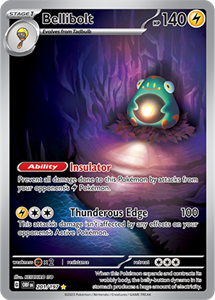 Pokémon Bellibolt Illustration Rare - OBF 201 -  kaart (Scarlet & Violet - Obsidian Flames)