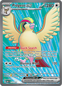 Pokémon Pidgeot EX Ultra Rare - OBF 217 -  kaart (Scarlet & Violet - Obsidian Flames)