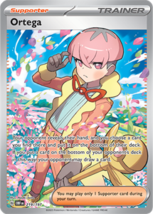 Pokémon Ortega Ultra Rare - OBF 219 -  kaart (Scarlet & Violet - Obsidian Flames)