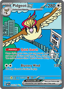 Pokémon Pidgeot EX Special Illustration Rare - OBF 225 -  kaart (Scarlet & Violet - Obsidian Flames)