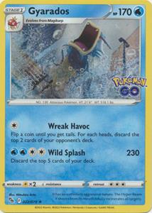 Pokémon Gyarados - 022/078 - Holo Rare //  kaart ( GO)