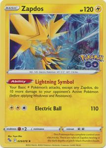 Pokémon Zapdos - 029/078 - Holo Rare //  kaart ( GO)