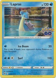 Pokémon Lapras - 023/078 - Holo Rare //  kaart ( GO)