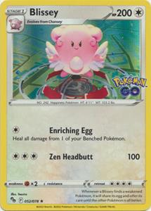 Pokémon Blissey - 052/078 - Holo Rare //  kaart ( GO)