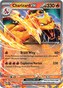 Pokémon Charizard EX Double Rare - MEW 006 -  kaart (Scarlet & Violet - 151)