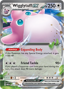 Pokémon Wigglytuff EX Double Rare - MEW 040 -  kaart (Scarlet & Violet - 151)