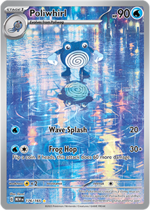 Pokémon Poliwhirl Illustration Rare - MEW 176 -  kaart (Scarlet & Violet - 151)