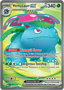 Pokémon Venusaur EX Ultra Rare - MEW 182 -  kaart (Scarlet & Violet - 151)