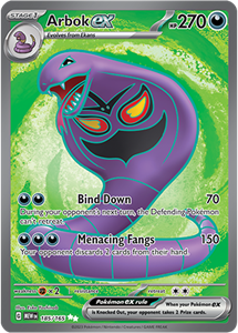 Pokémon Arbok EX Ultra Rare - MEW 185 -  kaart (Scarlet & Violet - 151)