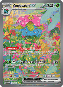 Pokémon Venusaur EX Special Illustration Rare - MEW 198 -  kaart (Scarlet & Violet - 151)