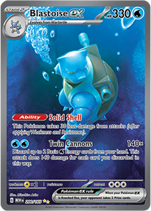 Pokémon Blastoise EX Special Illustration Rare - MEW 200 -  kaart (Scarlet & Violet - 151)