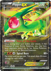 Pokémon Flygon EX XY61 - Oversized Pokemon Kaart