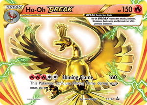 Pokémon Ho-Oh BREAK XY154 - Oversized Pokemon Kaart