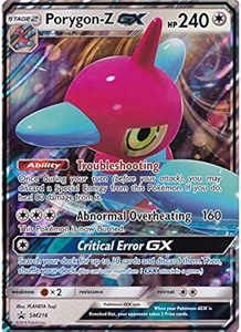 Pokémon Porygon-Z GX SM216 - Oversized Pokemon Kaart