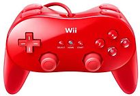 Nintendo Wii Classic Controller Pro rood - refurbished