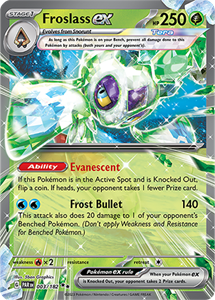 Pokémon Froslass EX Double Rare - PAR 003 -  kaart (Scarlet & Violet - Paradox Rift)