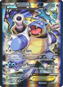 Pokémon Blastoise EX - XY122 - Oversized Pokemon Kaart