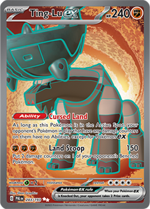 Pokémon Ting-Lu EX Ultra Rare - PAL 243 -  kaart (Scarlet & Violet - Paldea Evolved)