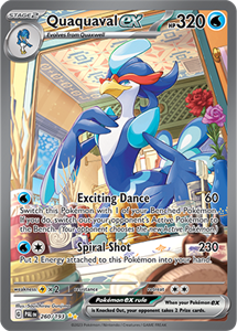 Pokémon Quaquaval EX Special Illustration Rare - PAL 260 -  kaart (Scarlet & Violet - Paldea Evolved)