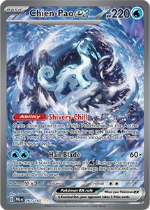 Pokémon Chien-Pao EX Special Illustration Rare - PAL 261 -  kaart (Scarlet & Violet - Paldea Evolved)