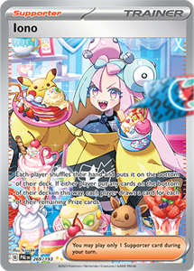 Pokémon Iono Special Illustration Rare - PAL 269 -  kaart (Scarlet & Violet - Paldea Evolved)