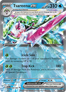 Pokémon Tsareena EX Double Rare - PAR 046 -  kaart (Scarlet & Violet - Paradox Rift)