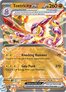 Pokémon Toxtricity EX Double Rare - PAR 100 -  kaart (Scarlet & Violet - Paradox Rift)