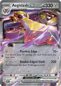 Pokémon Aegislash EX Double Rare - PAR 135 -  kaart (Scarlet & Violet - Paradox Rift)