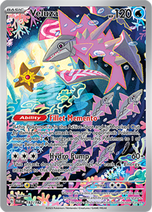 Pokémon Veluza Illustration Rare - PAR 192 -  kaart (Scarlet & Violet - Paradox Rift)