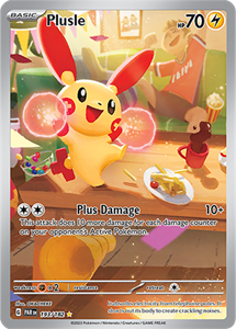 Pokémon Plusle Illustration Rare - PAR 193 -  kaart (Scarlet & Violet - Paradox Rift)