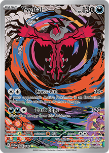 Pokémon Yveltal Illustration Rare - PAR 205 -  kaart (Scarlet & Violet - Paradox Rift)