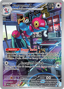 Pokémon Porygon-Z Illustration Rare - PAR 214 -  kaart (Scarlet & Violet - Paradox Rift)