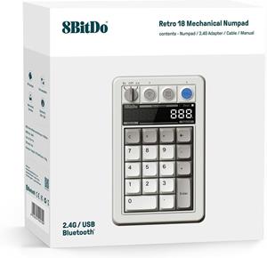 8Bitdo Retro 18 Mechanical Numpad M Edition