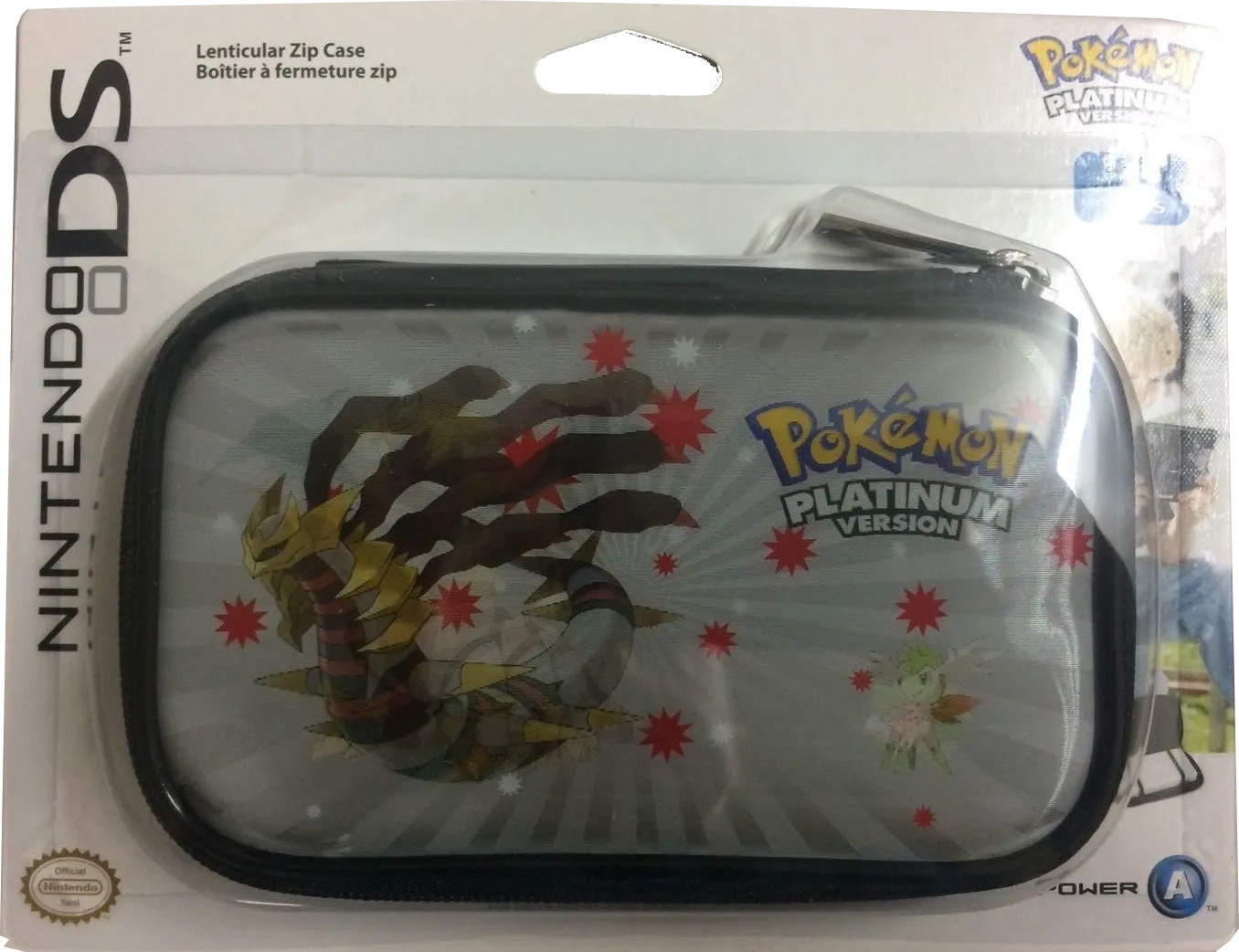 Power A Pokemon Platinum Lenticular Zip Case