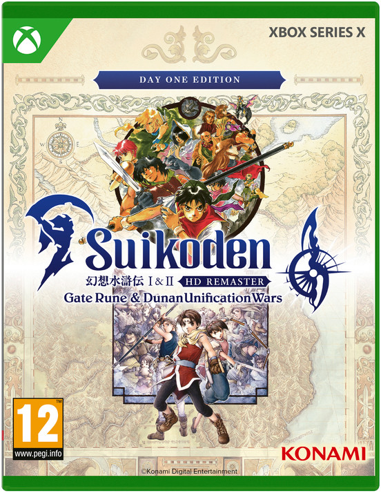 Konami Suikoden I & II HD Remaster - Gate Rune and Dunan Unification Wars Day One Edition