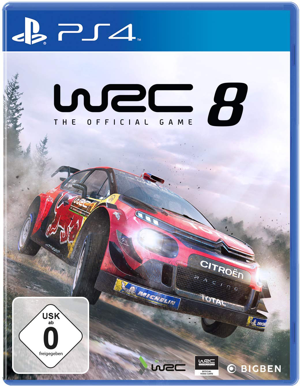 Bigben WRC 8 (verpakking Duits, game Engels)