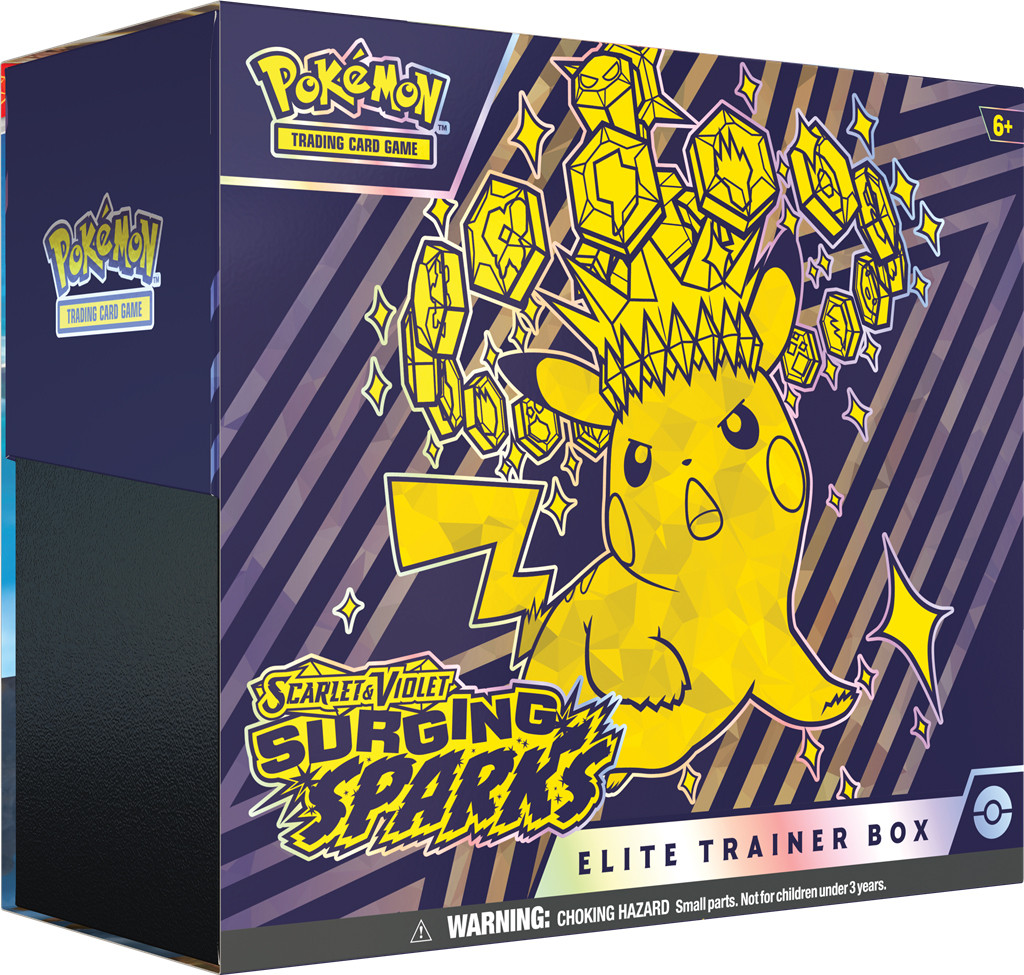 The Pokemon Company Pokemon TCG Scarlet & Violet Surging Sparks Elite Trainer Box