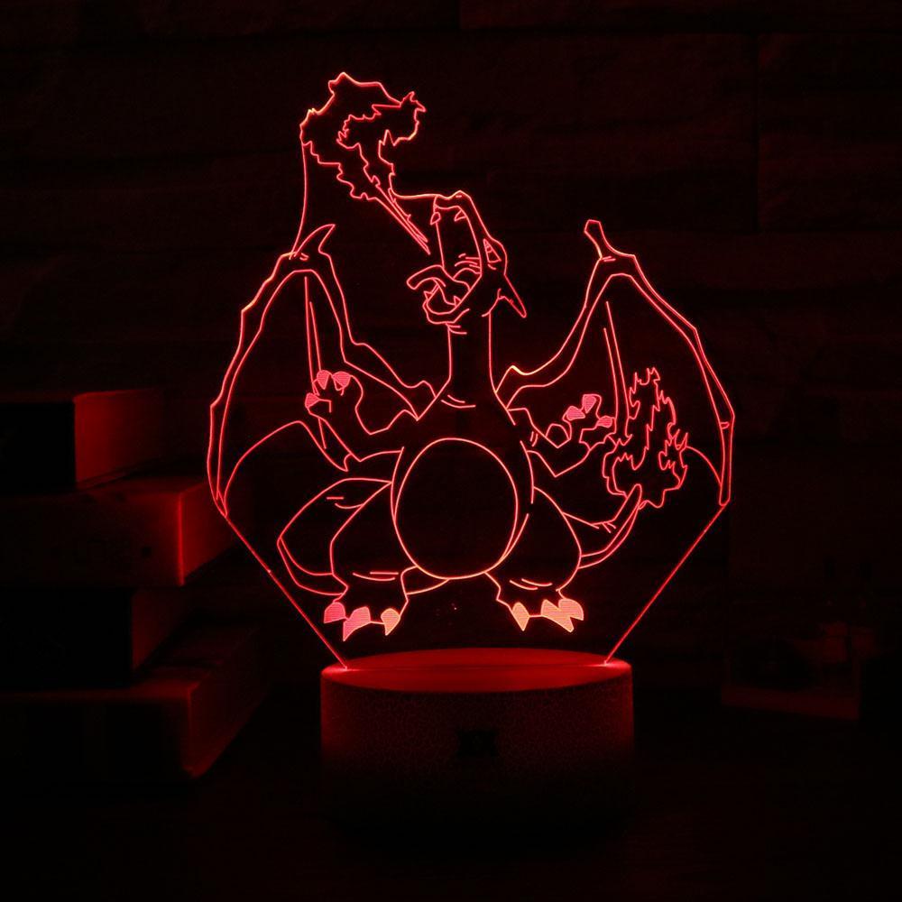 Pokémon Sfeer Lamp in Pikachu, Mewtwo of Charizard uitvoering (LED)